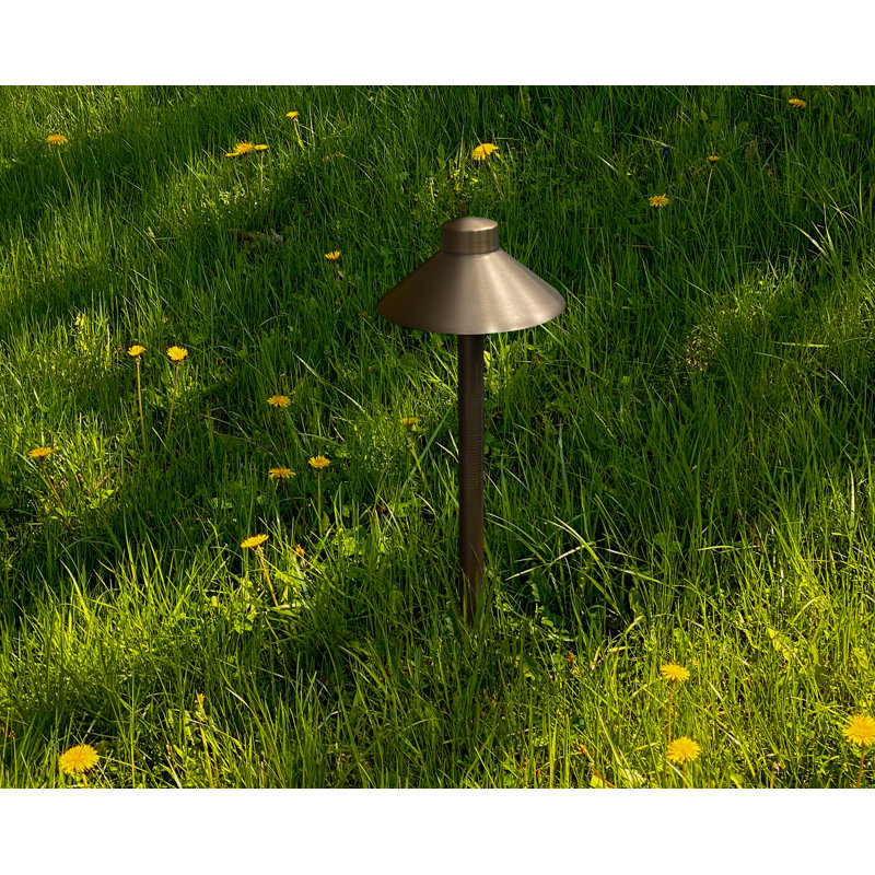Brass Low Voltage Integrated LED Brass Pathway Light Pack