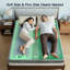 Surmatelas à double fermeté très grand, surmatelas en mousse viscoélastique gélifiée 3 pouces avec zone fendue douce et ferme-817069847