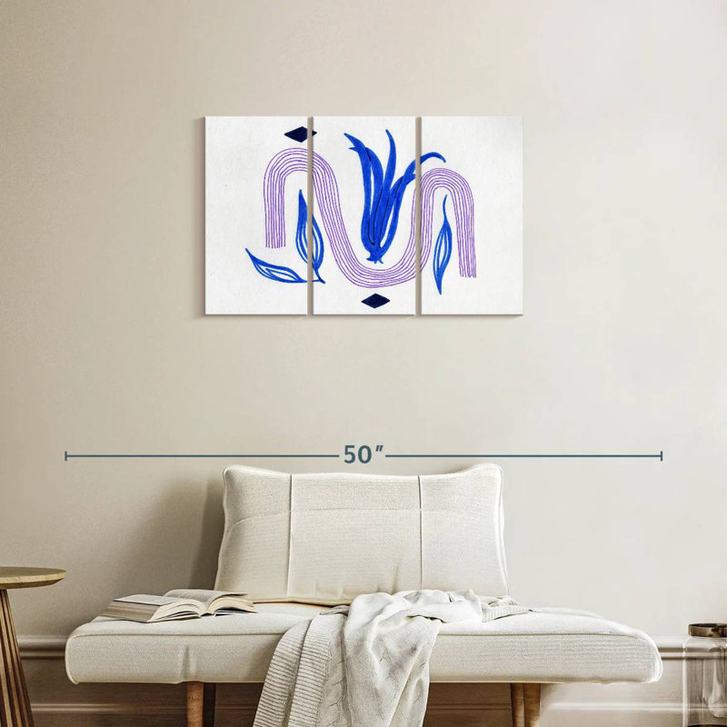 Avery Boho Abstract Tulip, 20" H x 33" W