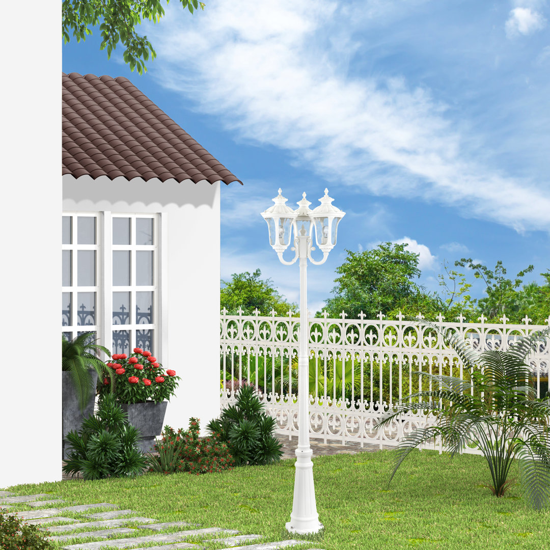 Allal 3 -Light 87" H Hardwired Lamp Post (Full) Lark Manor™ 
