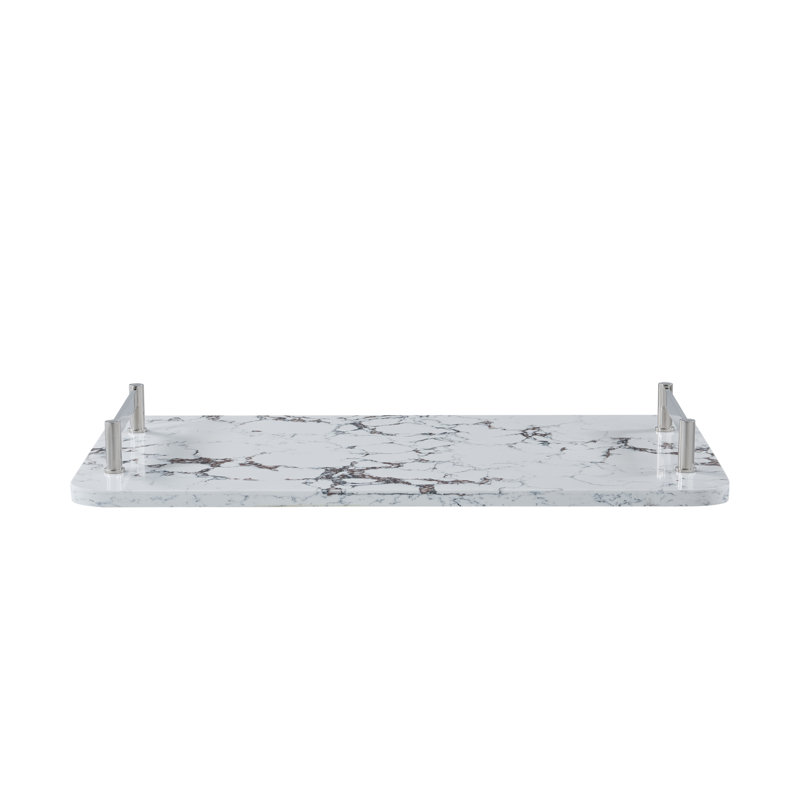Horizon Quartz Tray, 29.5" W x 15.75" D x 3.25" H