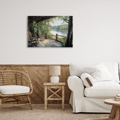 Nature Cabin Views Canvas, design by Franklyn Gregory