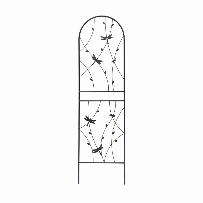 Barrière de jardin, treillis de jardin en métal 71 po x 19,7 po à treillis antirouille pour plantes grimpantes