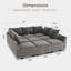 Canapé modulaire en velours Kandle-1860965764