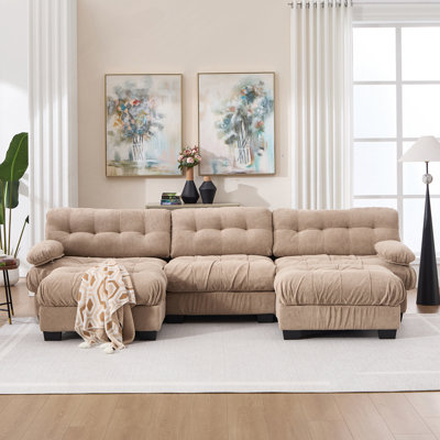 Canapé modulaire moderne avec assise profonde et confort