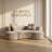 Boneless 2-Seater Curved Compression Sofa, No Assembly Required, Automatic Expand & Restore Cloud Couch, Soft Boucle Fabric Loveseat for Small Living Room, Apartment, Bedroom-548288355