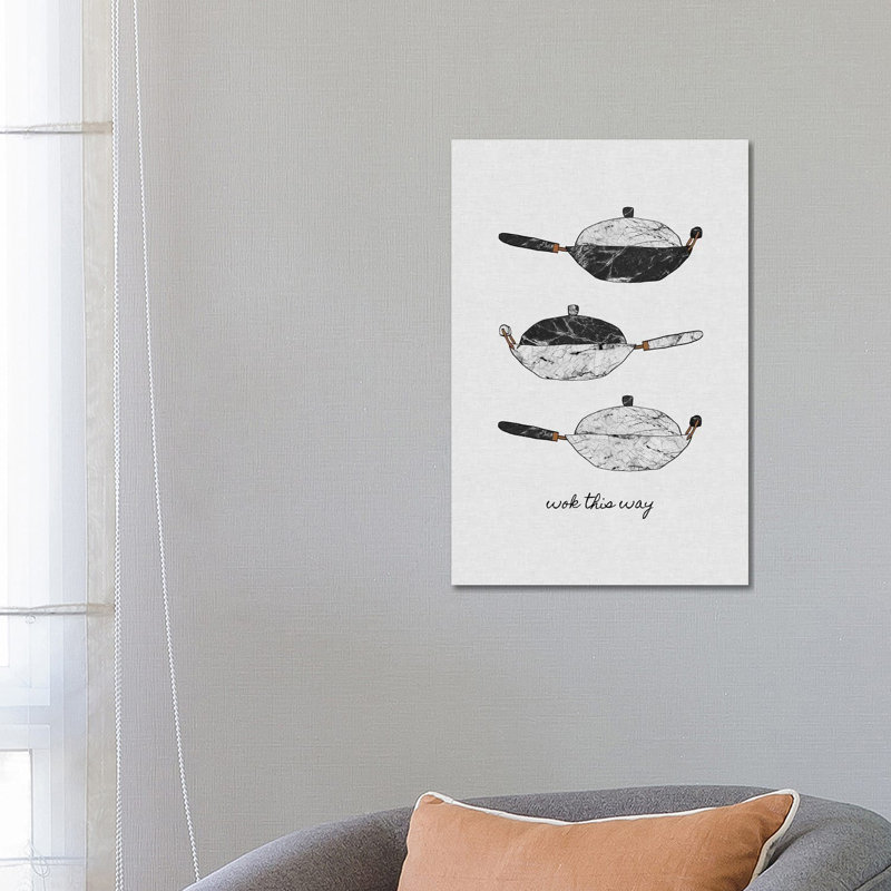 Wok This Way by Orara Studio - Wrapped Canvas Gallery-Wrapped Canvas Giclée, 66.04 cm H x 45.72 cm W
