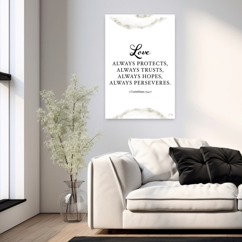 Amour abstrait, paysage contemporain, art naturel, H 36 po x l 24 po