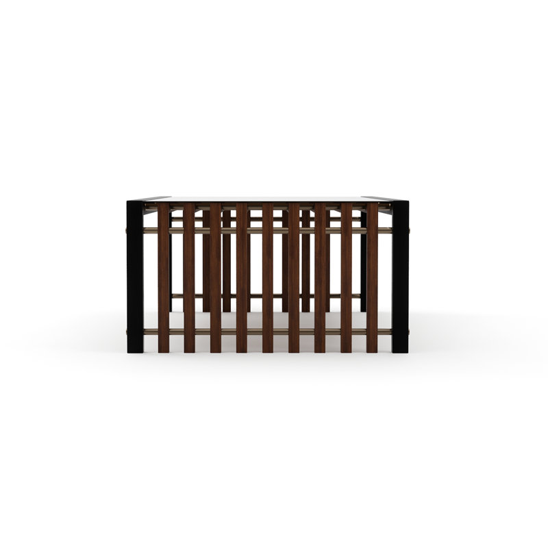 PINSTRIPE DARK COCKTAIL TABLE