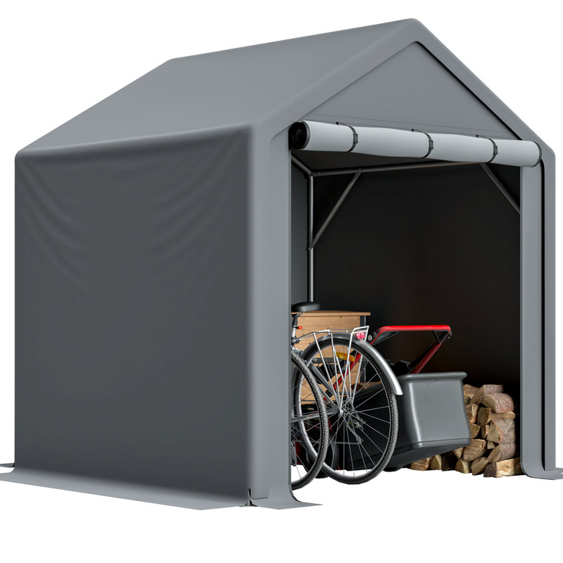 Tente de rangement rapide et imperméable toutes saisons de 6 pi x 6 pi de qualité industrielle pour un rangement polyvalent et efficace