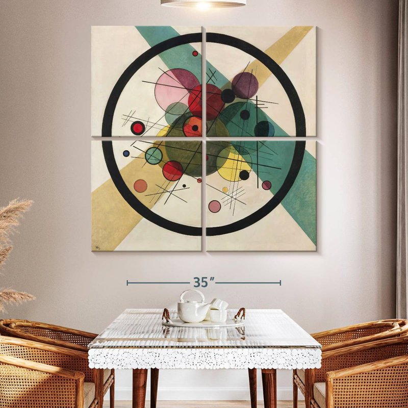 Circles In A Circle, H 50 po x l 50 po