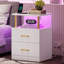 Table de chevet Adallyn Led-116066530