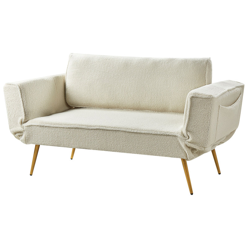 Ahl 2 Seater Sofa Bed, White