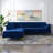 Noam Velvet L-Shaped Sectional-1294854018-1294854019