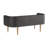 Daughtry Polyester Upholstered Bench - Grey-1967490374