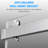 68"-72" W x 76 " H Double Sliding Frameless Shower Door with 3/8" clear Glass-114838675