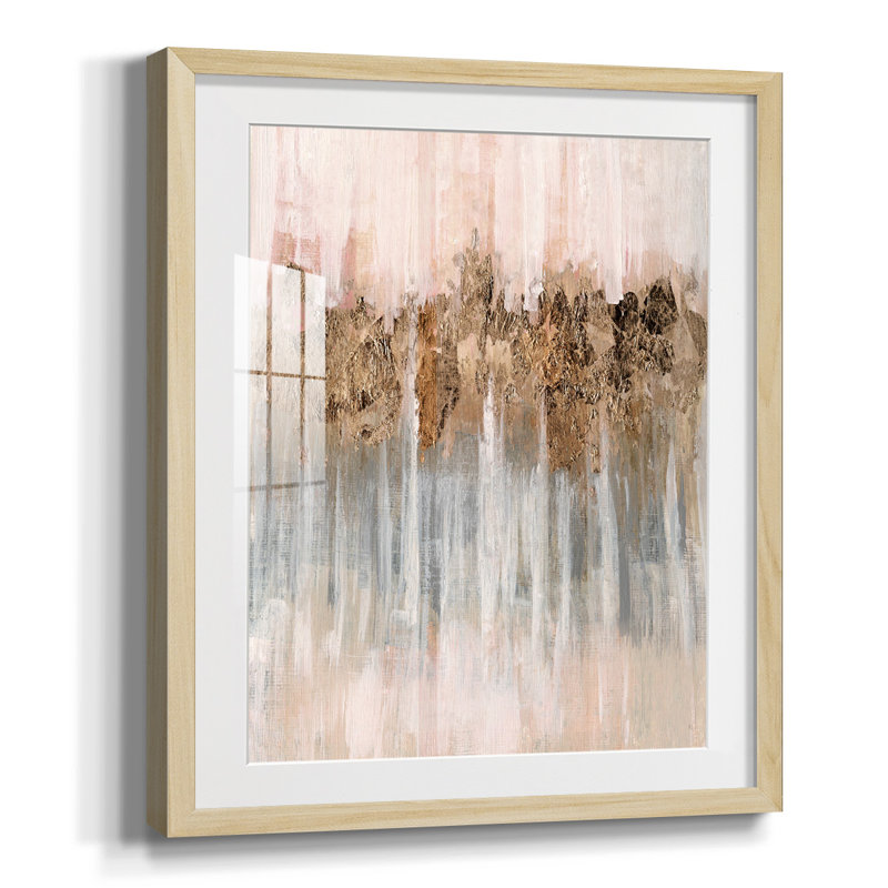 «Floating By I», reproduction encadrée, Blanc, Papier encadré naturel