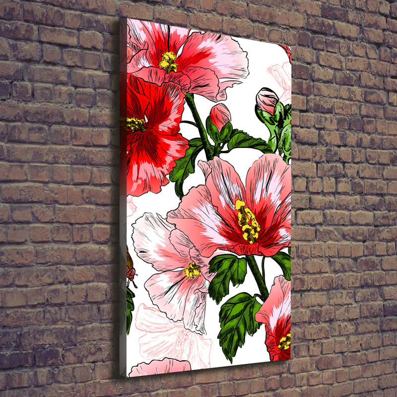 Colourful Tulips - Wrapped Canvas Print