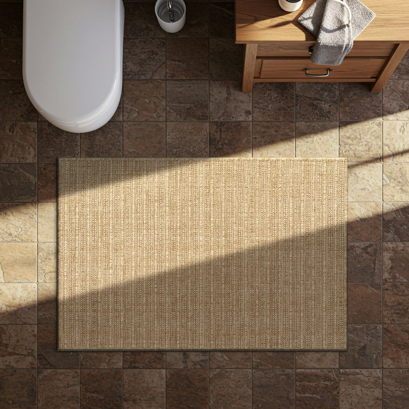 Indoor Outdoor Area Rug, Gold, Rectangle 2' x 3'