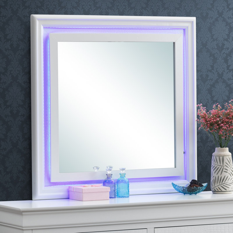 Miroir Lorana G6590-m22, champagne argenté, Champagne