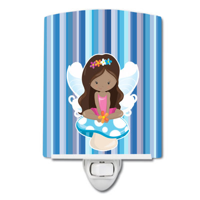 Fairy Stripes Ceramic Night Light