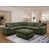 Dark Green Chenille