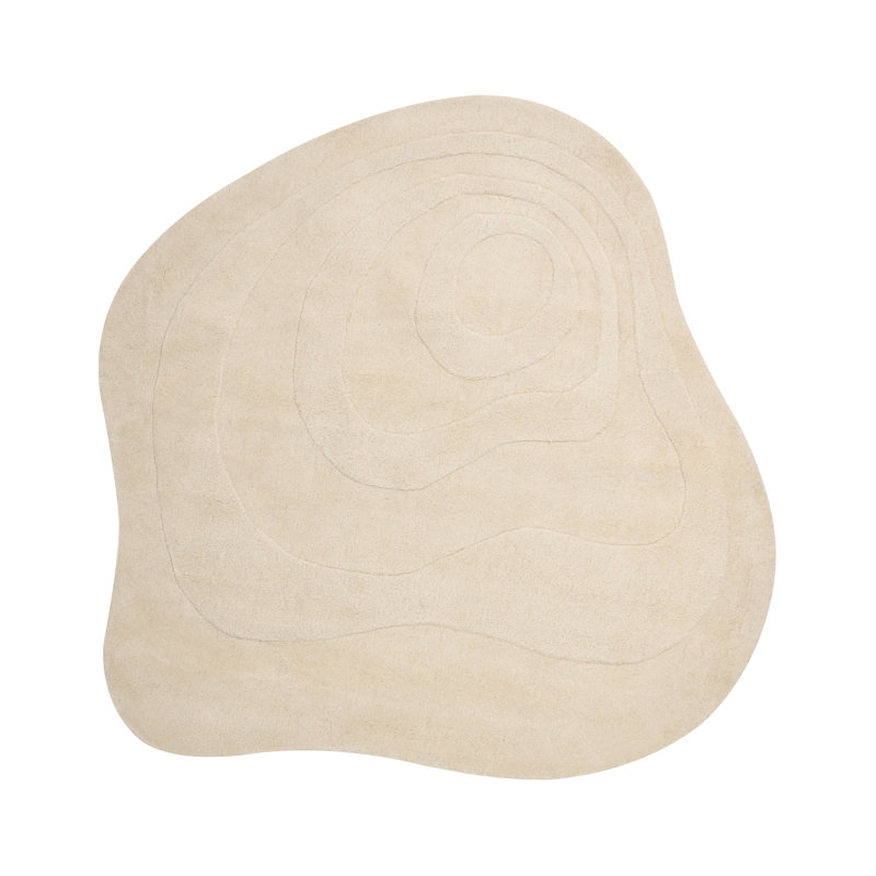 Round Avri Viscose Hand Tufted 160cm X 160cm Area Rug