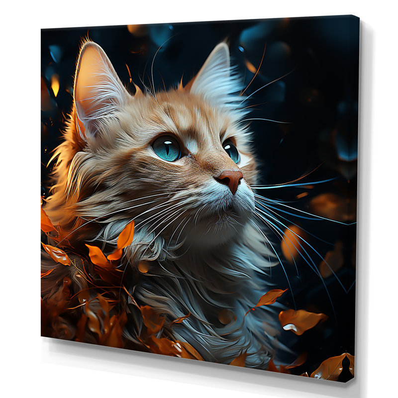 Singapour singapour, chat, reproduction sur toile, Toile tendue, H 16 po x l 16 po x P 1 po