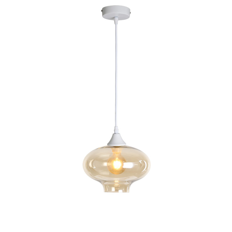 Aevah 1 - Light Pendant, White, Amber