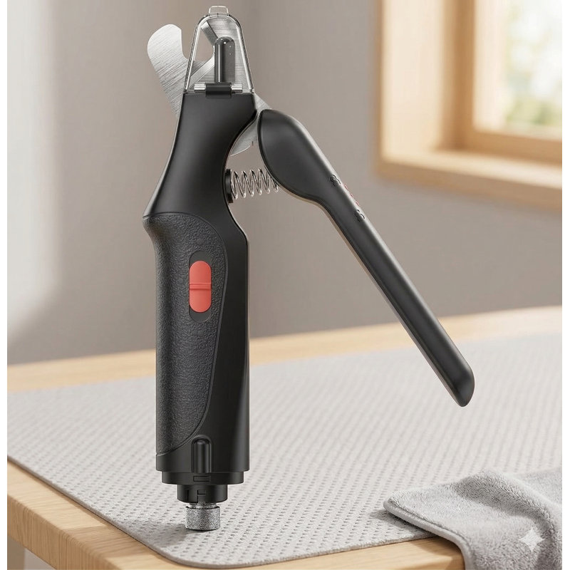 Tondeuse et coupe-ongles 2 en 1 pour chiens et chats de toutes tailles, avec capteur rapide et garde de sécurité, USB rechargeable avec 2 lumières DEL