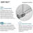 60'' W 74'' H Frameless Rectangle Reversible Shower Enclosure-64682776