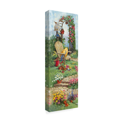 Down the Garden Path 2 - Wrapped Canvas Print