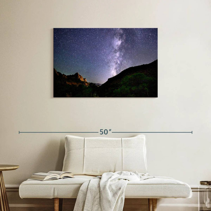 Oberle Milky Way Over Zion Park, 24'' H x 36'' W