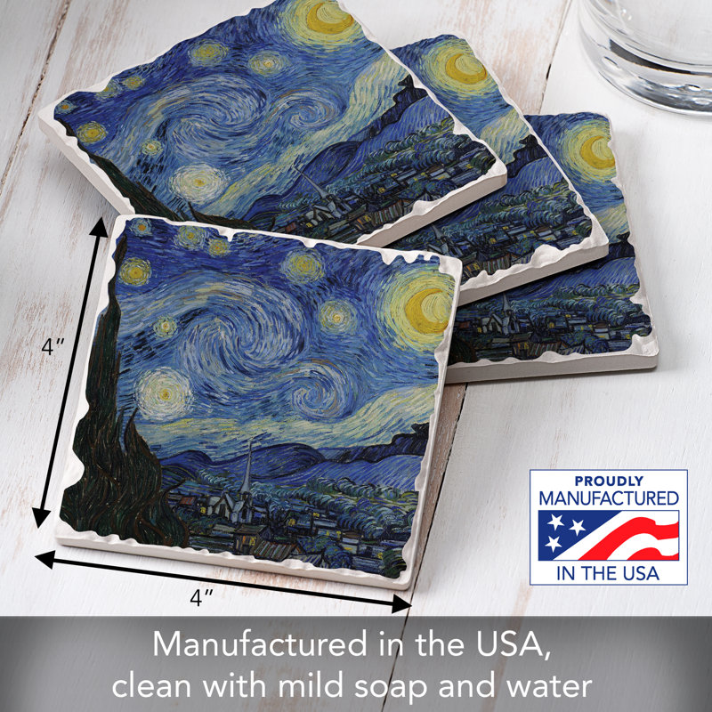 Paquet de 4 sous-verres Thirlystone Starry Night