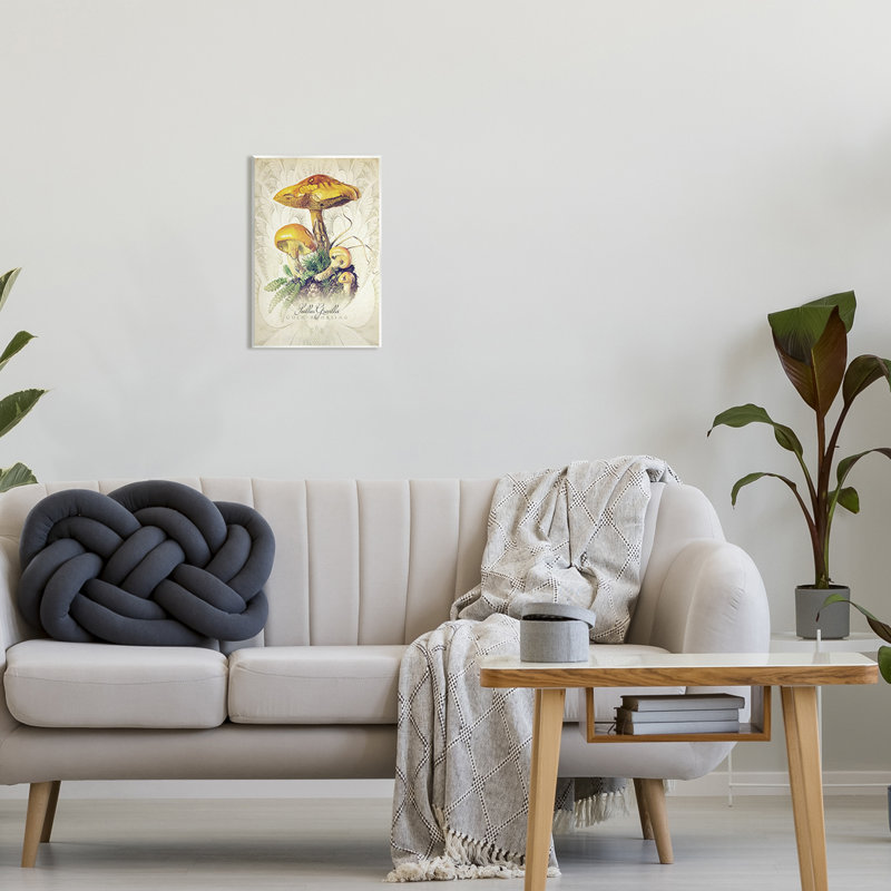 Stupell Industries, art scientifique allemand sur plaque de champignon par Steve Hunziker-au-758