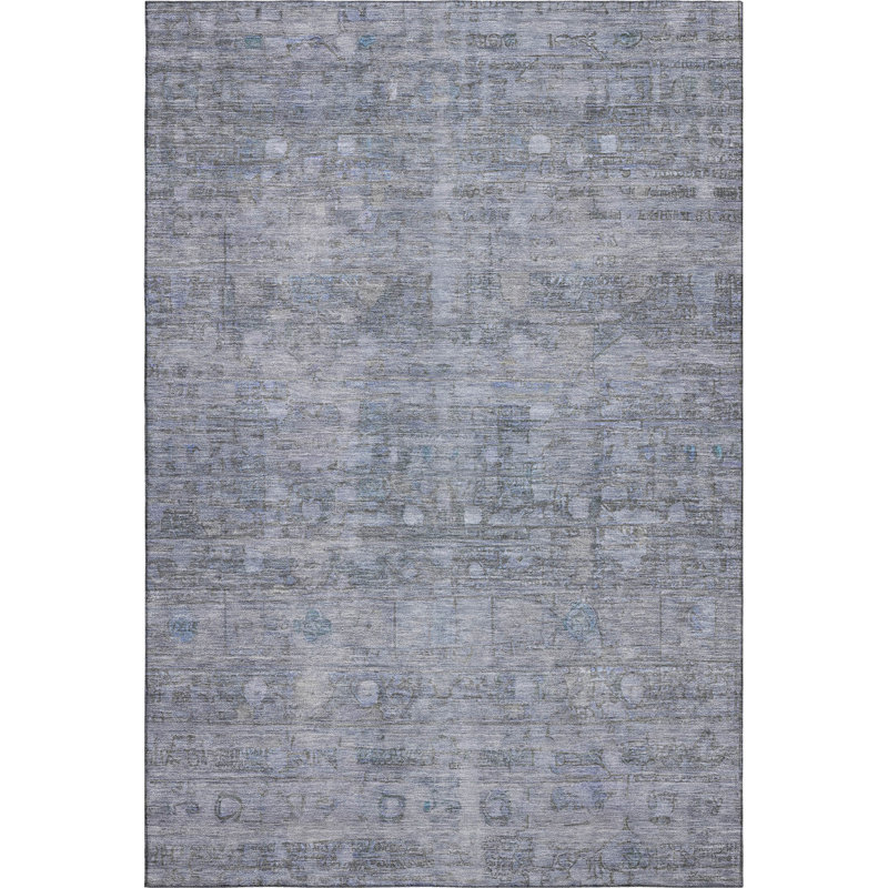 Premium Machine Washable Verlin AMF1768 Geometric Rug, Rectangle 5' x 7'6"