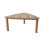 Outdoor Triangular Teak Balcony Table