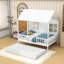 Lit de jour double avec couchette Tomoya-841953849