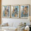 FLORAL Series XLIX - Impression sur mesure encadrée de qualité supérieure - 3 pièces-239198001-239198004