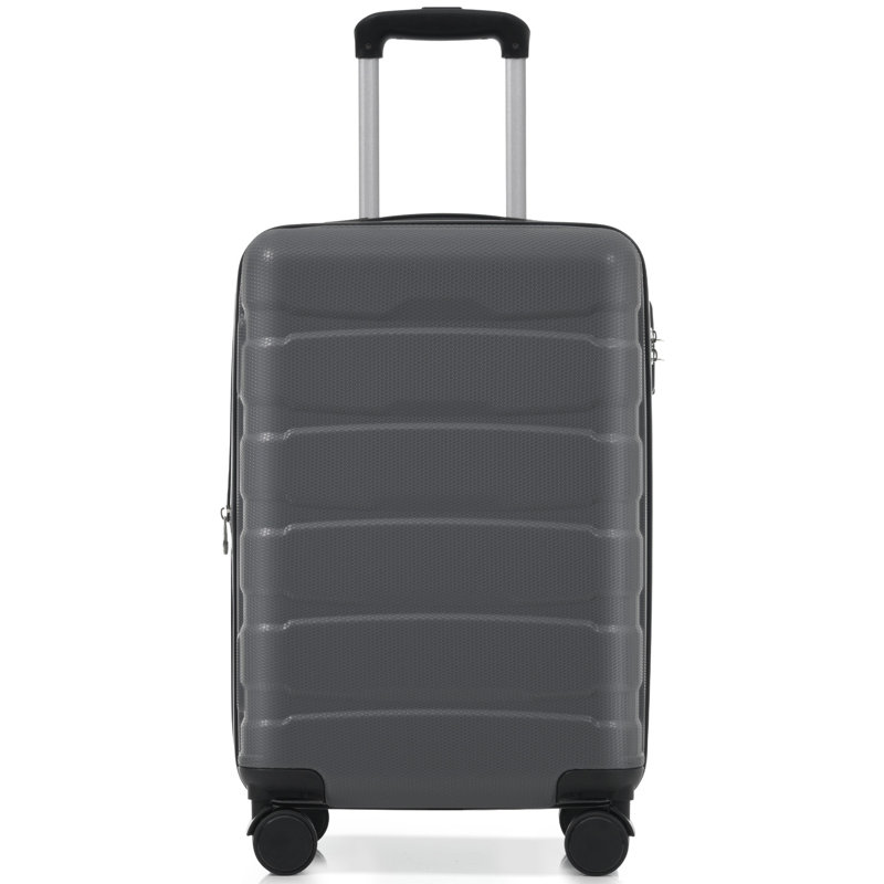 20 Inch Hardshell ABS Carry on Luggage, Gray