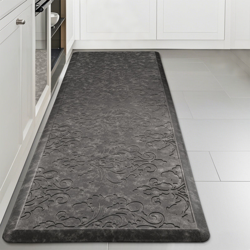 Jaidan Anti-Fatigue Non-Skid Waterproof Kitchen Mat, Gray