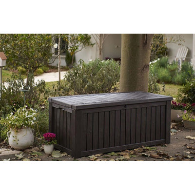 Keter Rockwood Cushion Box 570L BROWN