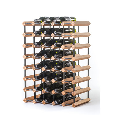 Hilal Classic Solid Wood Wine Bottle Rack