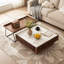 Table basse de comptoir en granite de 35,43 pouces