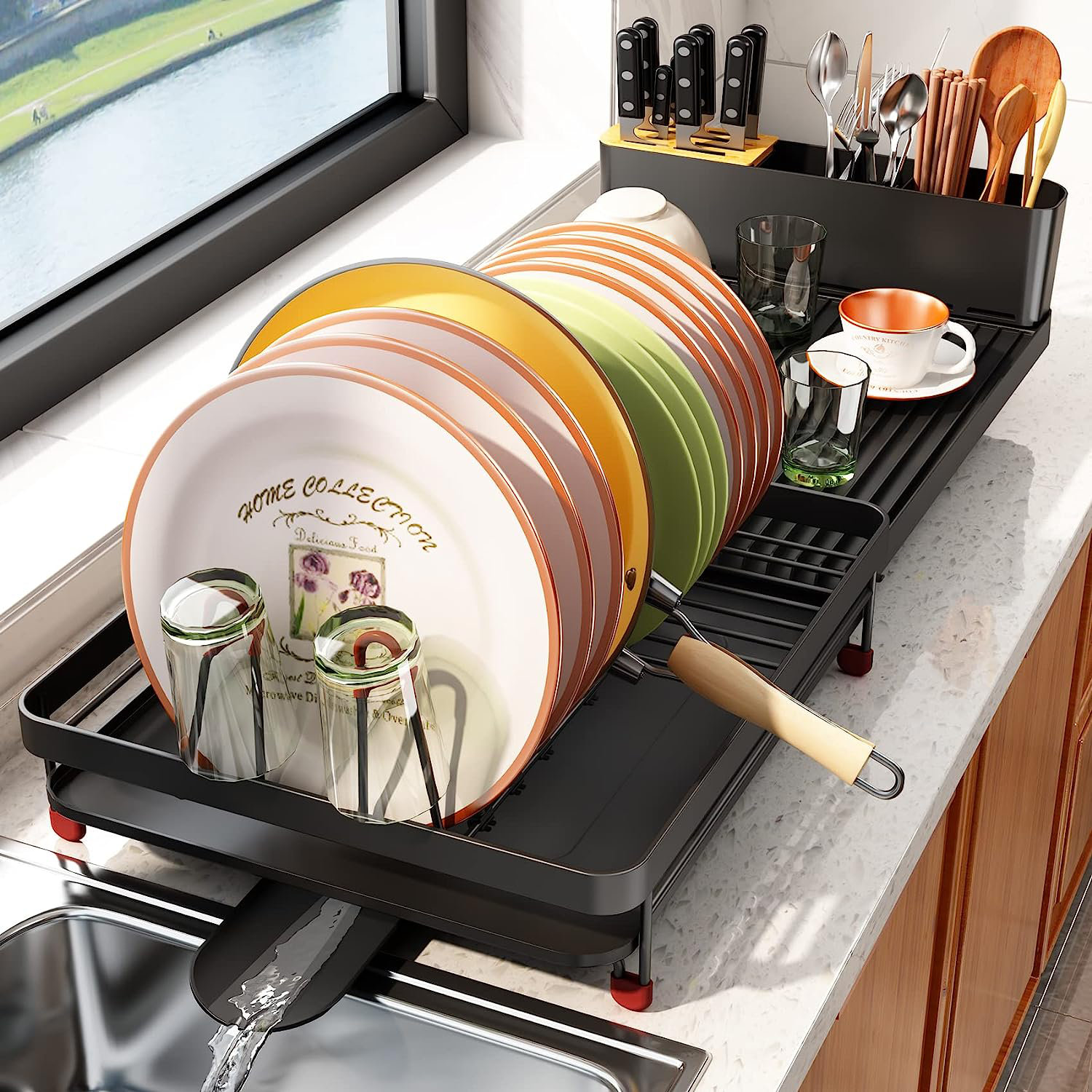 Steel Dish Rack ColorLife Finish/Color: White
