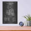 «Distillery Apparatus Blueprint Vernis Chalkboard», art mural en métal-866758548