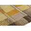 Vintage Swedish Rya Rug, Scandinavian Geometric Patterns In Brown - Rug & Kilim