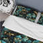 Gold And Blue Luxury Damask Symphony - Damask Duvet Cover Set-196279141