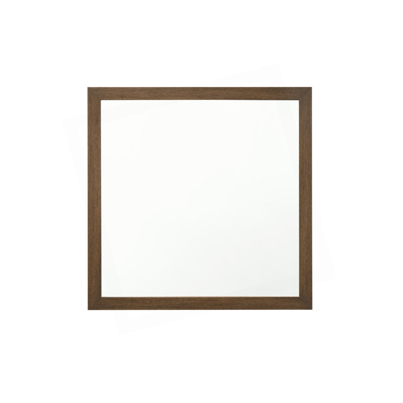 Miroir polyvalent au fini chêne avec un design moderne et de multiples options de placement, parfait pour rehausser l'esthétique et la fonctionnalité de n'importe quelle pièce.