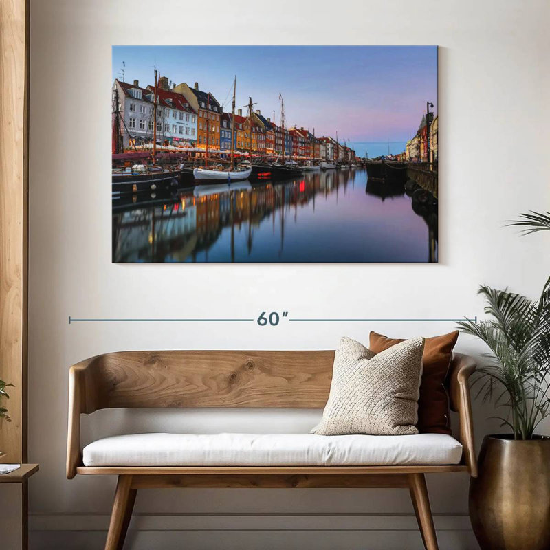 Nouveau port Tergel Nyhavn, H 32 po x l 48 po